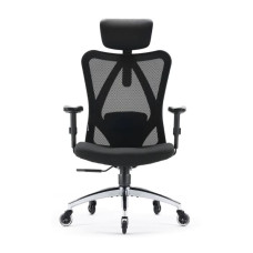 Офисное кресло Office Chair SIHOO M18-N107 BLACK 2D Armrest, class 3 TUV gaslift,350mm aluminium base Офисное кресло Office Chair SIHOO M18-N107 BLACK 2D Armrest, class 3 TUV gaslift,350mm aluminium base
