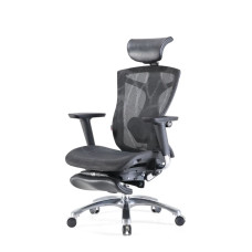 Офисное кресло Office Chair SIHOO V1-N103 BLACK 4D Armrest, class 3 TUV gaslift,350mm aluminuim base, Footrest Офисное кресло Office Chair SIHOO V1-N103 BLACK 4D Armrest, class 3 TUV gaslift,350mm aluminuim base, Footrest