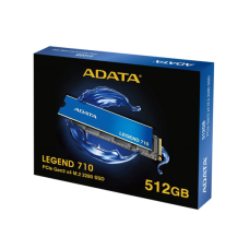 Жёсткий диск SSD ADATA LEGEND 710 512GB 3D NAND M.2 2280 PCIe NVME Gen3x4 Read  Write 24001800MB