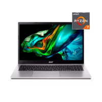 Ноутбук Acer Aspire 3 Ryzen 7 7730U 2.0-4.5GHz,8GB,SSD 512GB,RX VEGA 8, 15.6 IPS FHD, RUS,SILVER