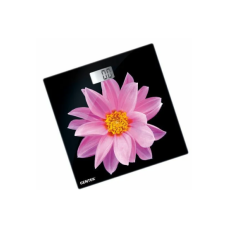 Весы CENTEK CT-2416 PINK FLOWER черно-розовый