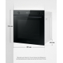 Встраиваемый духовой шкаф Samsung NV7B41201AK/WT